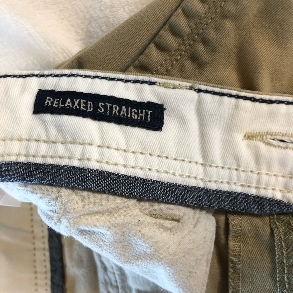 SOLD American eagle relaxed straight khakis - Picture 2 of 6